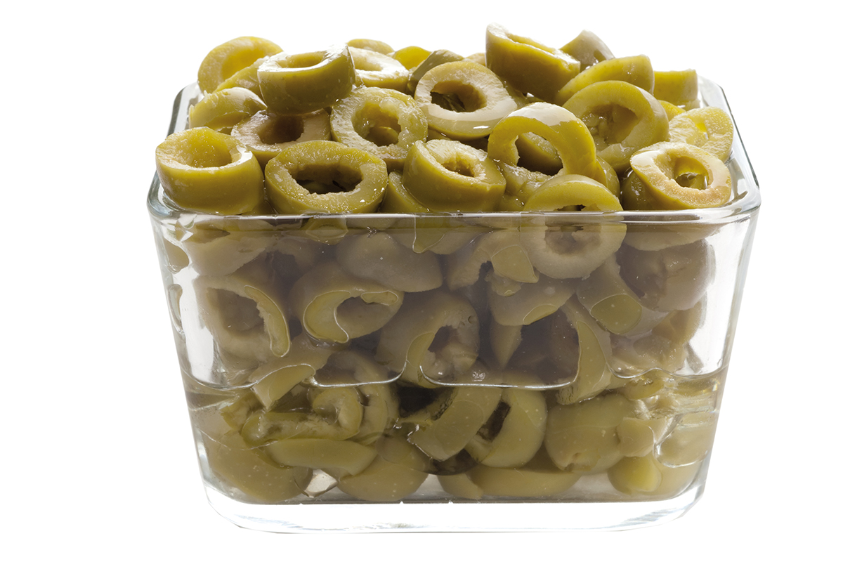 Olive verdi rondelle